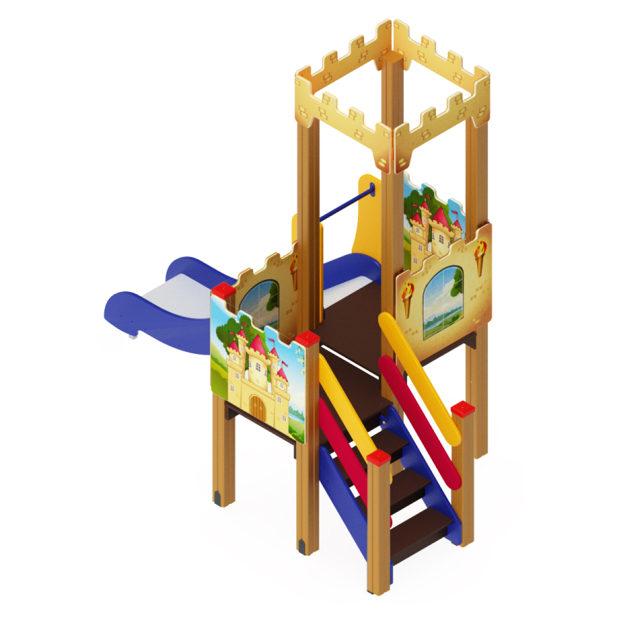 ДИК 02-1501 Детский игровой комплекс «Королевство» H=900