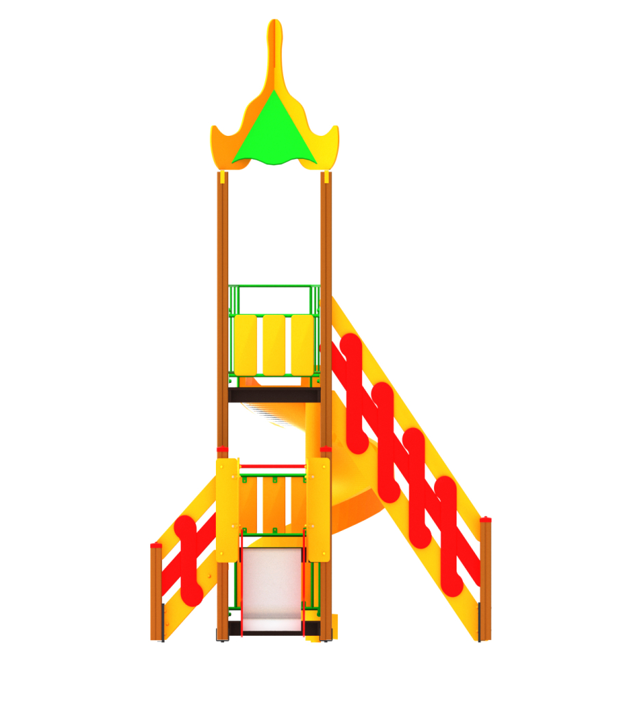 ДИК 36-006 Детский игровой комплекс "Азия" Н=2000
