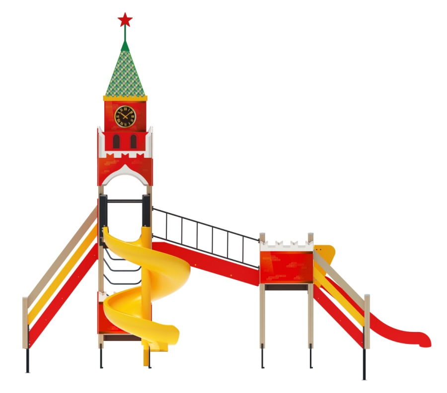 ДИК 33-1805 Детский игровой комплекс "Замок" H=2000, 1200