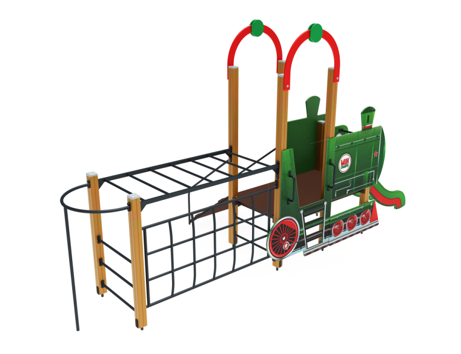 ДИК 04-1003 Детский игровой комплекс «Паровозик» H=750