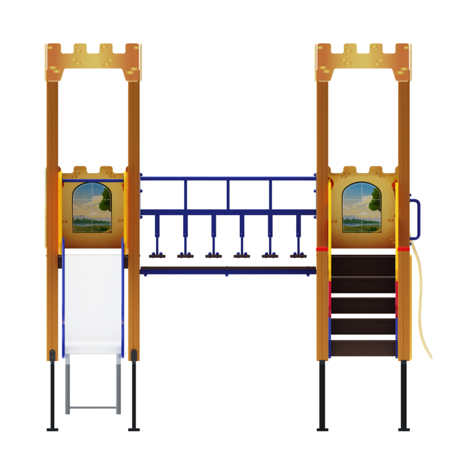 ДИК 02-1507 Детский игровой комплекс «Королевство» H=900