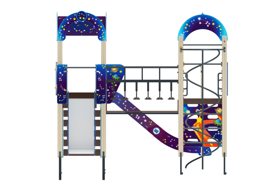 ДИК 23-304 (Космос)Детский игровой комплекс «Городок»  H=1200