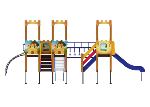 ДИК 02-1504 Детский игровой комплекс «Королевство» H=900
