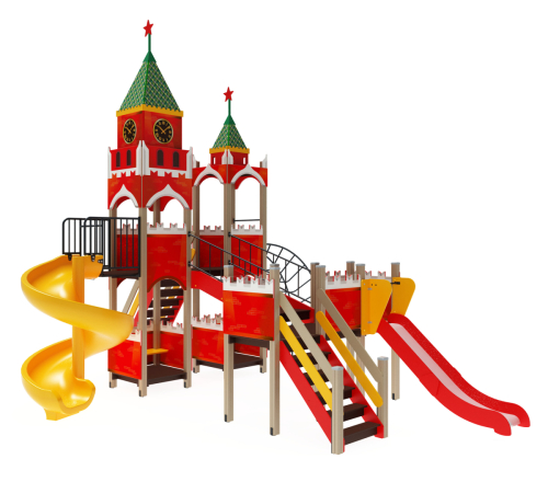 ДИК 33-1805 Детский игровой комплекс "Замок" H=2000, 1200