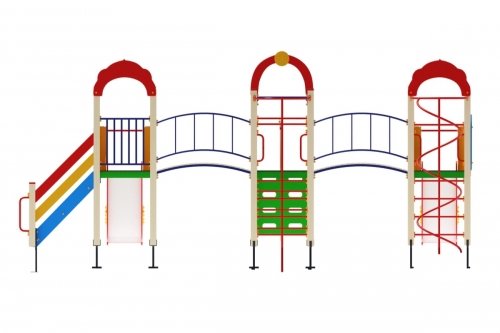 ДИК 23-302 Детский игровой комплекс «Городок»  H=1200