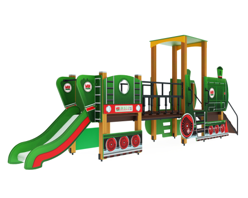 ДИК 04-1002 Детский игровой комплекс «Паровозик» H=750