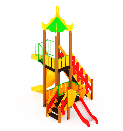 ДИК 36-006 Детский игровой комплекс "Азия" Н=2000