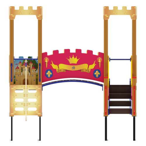 ДИК 02-1502 Детский игровой комплекс «Королевство» H=750