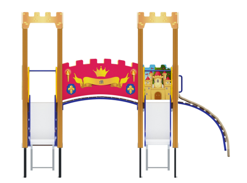 ДИК 02-1503 Детский игровой комплекс «Королевство» H=900