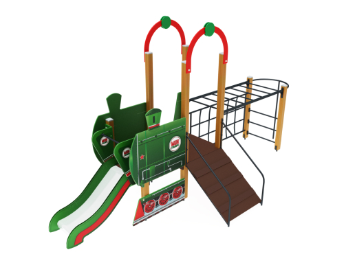 ДИК 04-1003 Детский игровой комплекс «Паровозик» H=750
