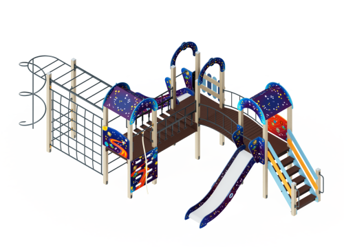 ДИК 23-304 (Космос)Детский игровой комплекс «Городок»  H=1200