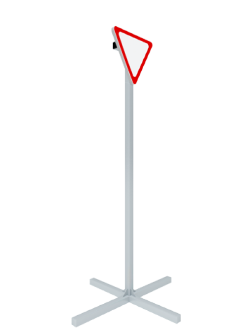 МФ 06-656-03 Дорожный знак Уступите дорогу(переносной)